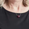 Gem & Tonic Gembud Cherry Agate 9kt Gold Necklace* Necklaces