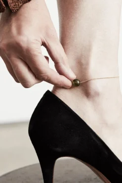 Gem & Tonic Gembud Peridot 9kt Gold Anklet* Bracelets & Cuffs