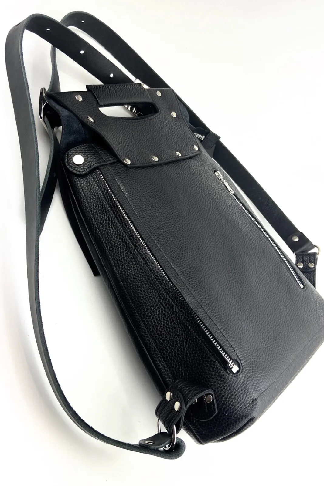 Coco Barclay Georgie Black Italian Leather Rucksack* Bags