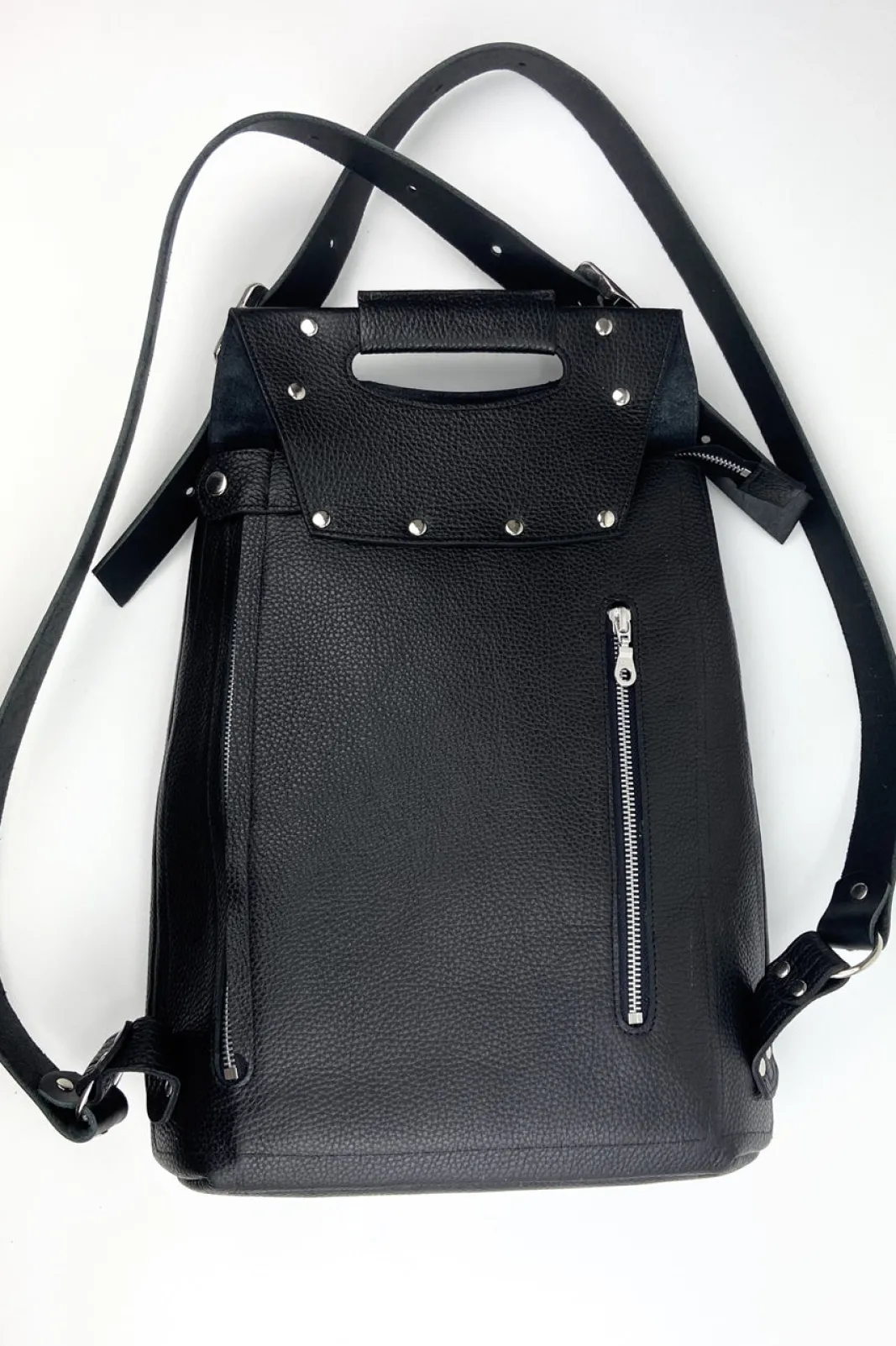 Coco Barclay Georgie Black Italian Leather Rucksack* Bags