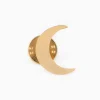 Titlee Gina Gold Crescent Moon Shaped Pin* Brooches & Pins