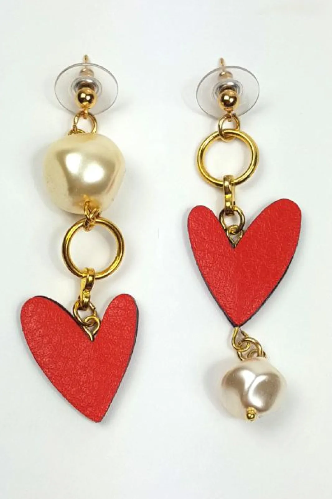 Dark Horse Ornament Heartbreaker Asymmetric Drop Earrings* Earrings