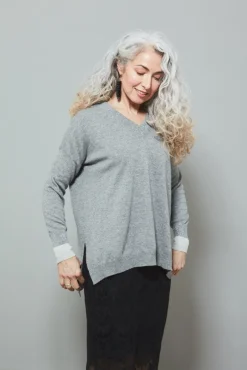 Jacynth London Mercury Lurex Cashmere Jumper* Knitwear & Sweatshirts