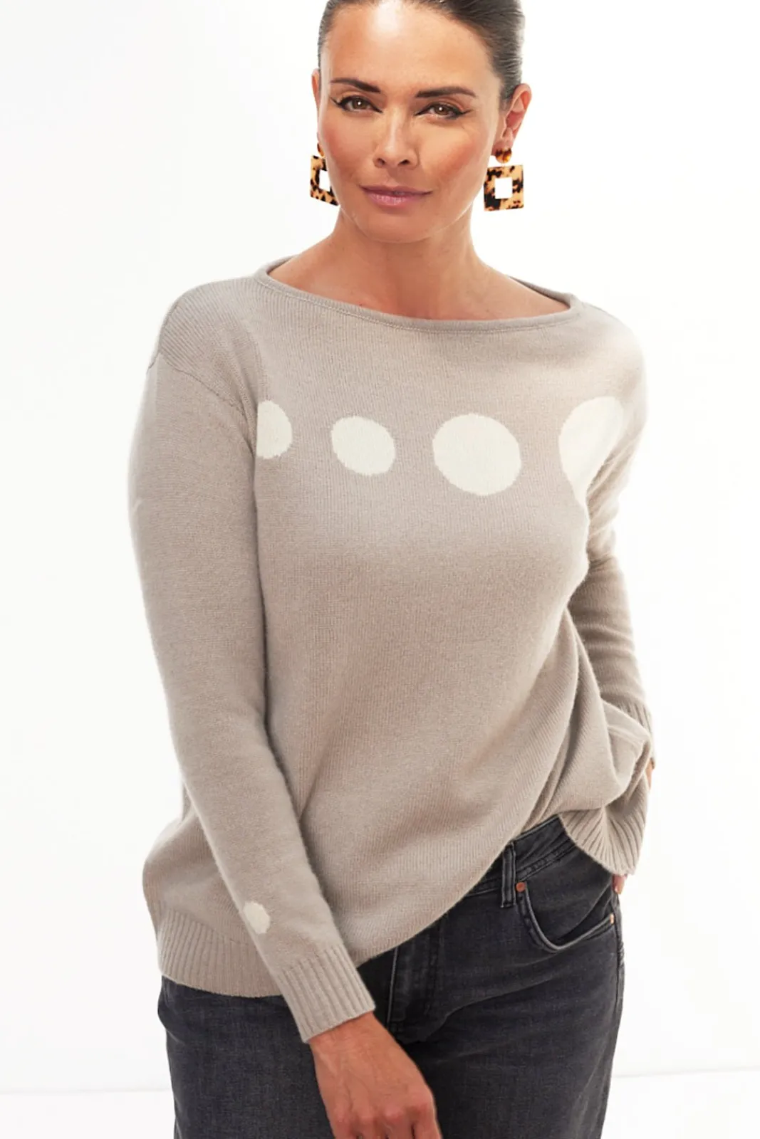 Jacynth London Neo Oyster Mushroom Jumper* Knitwear & Sweatshirts