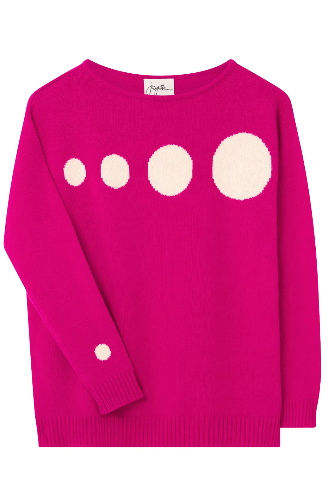 Jacynth London Neo Pink Jumper - 15% Proceeds Donated To Breast Cancer UK* Knitwear & Sweatshirts