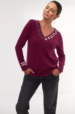 Jacynth London Regina Berry Jumper* Knitwear & Sweatshirts