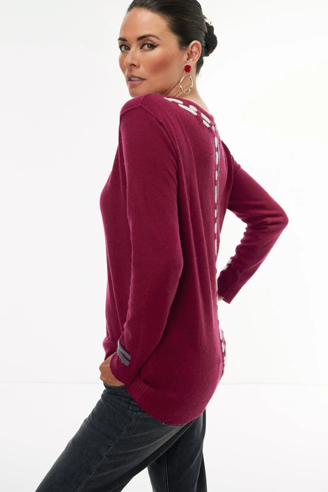Jacynth London Regina Berry Jumper* Knitwear & Sweatshirts