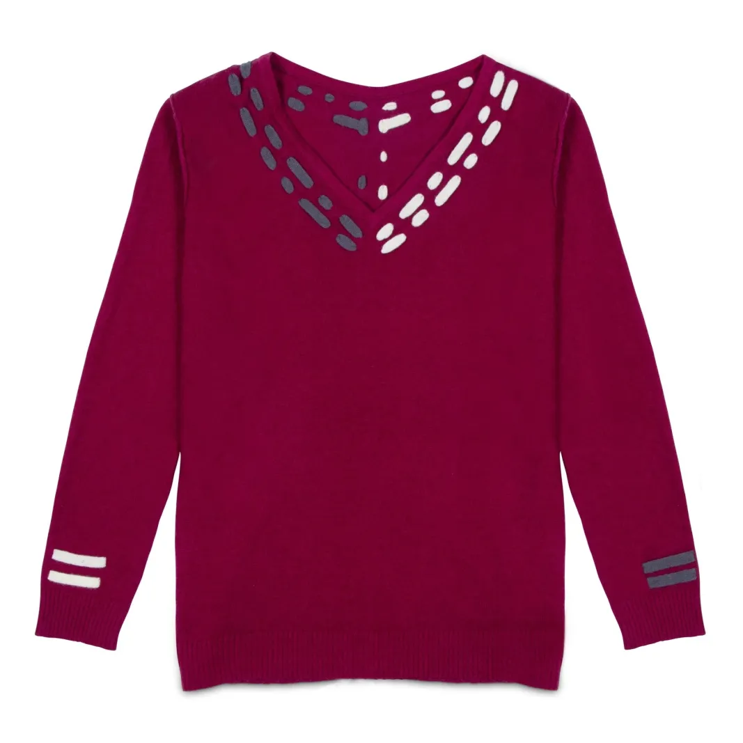 Jacynth London Regina Berry Jumper* Knitwear & Sweatshirts