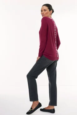 Jacynth London Regina Berry Jumper* Knitwear & Sweatshirts