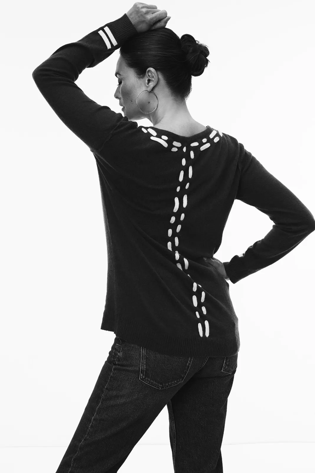 Jacynth London Regina Navy Jumper* Knitwear & Sweatshirts