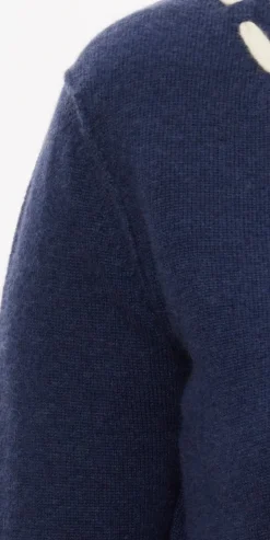 Jacynth London Regina Navy Jumper* Knitwear & Sweatshirts