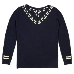 Jacynth London Regina Navy Jumper* Knitwear & Sweatshirts
