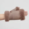 Jakke Sandy Faux Fur Fingerless Mushroom Mittens* Gloves & Mittens