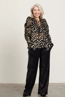 Jeff Rihana Black Sequin Trousers* Skirts & Trousers