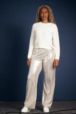 Jeff Rihana Silver Sequin Trousers* Skirts & Trousers