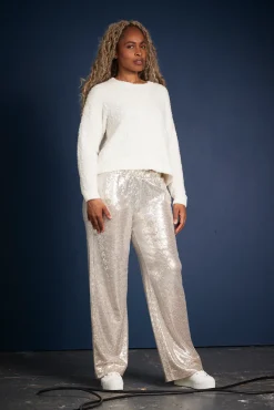 Jeff Rihana Silver Sequin Trousers* Skirts & Trousers