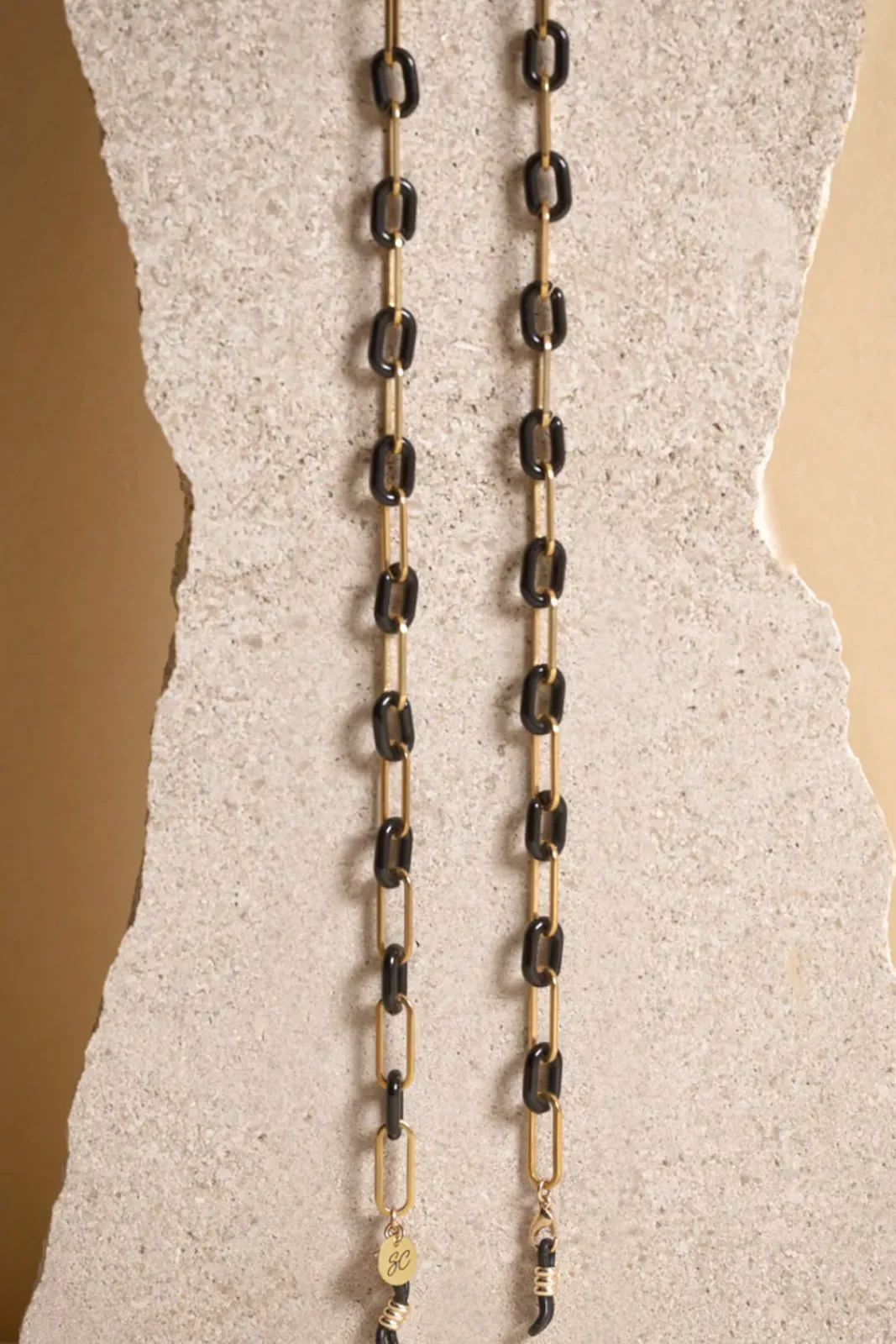 Sunny Cords Louis Black & Gold Glasses Chain* Glasses Chains|Glasses Chains