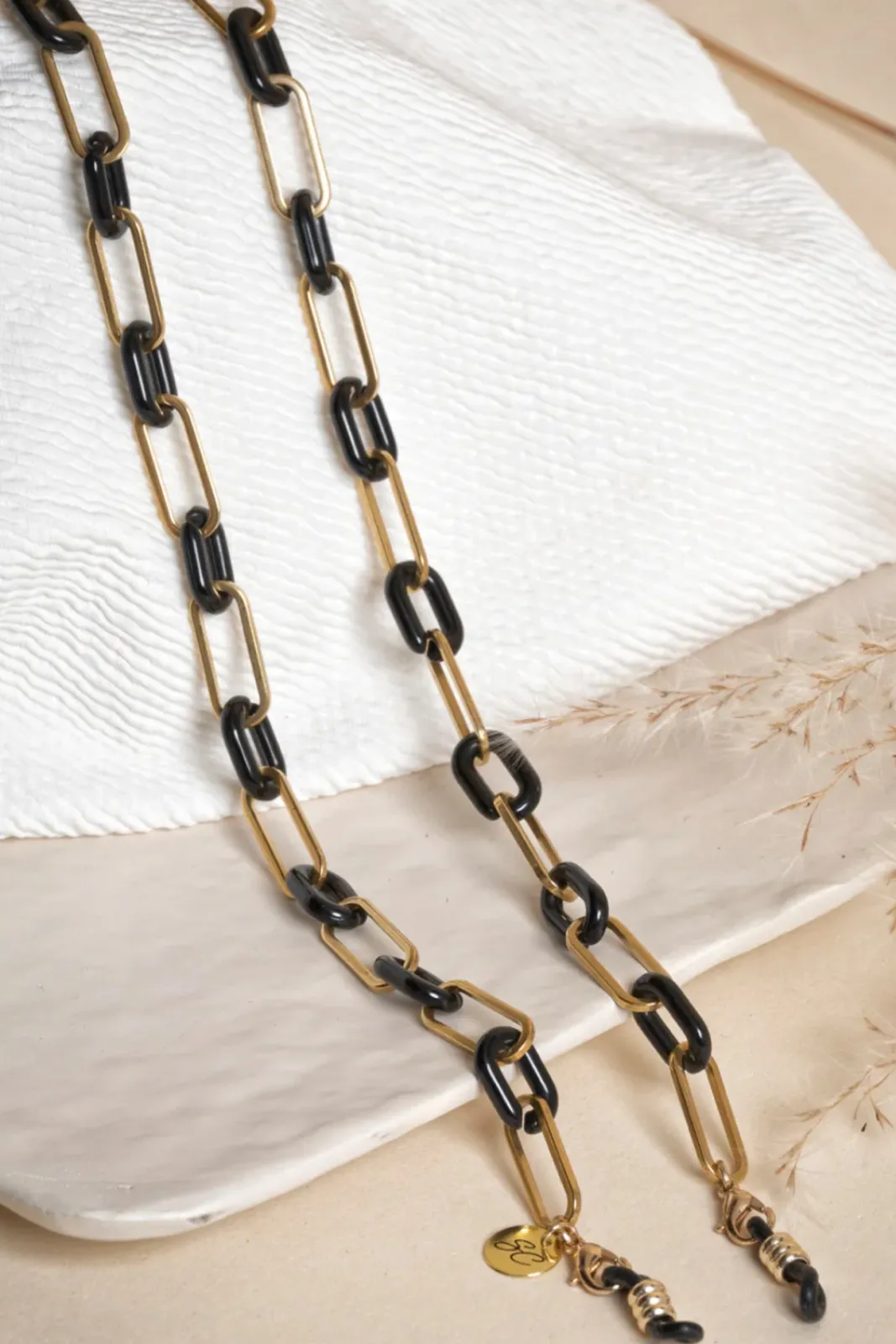 Sunny Cords Louis Black & Gold Glasses Chain* Glasses Chains|Glasses Chains