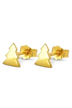Lulu Copenhagen Gold Plated Tree Earrings* Earrings