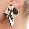 Hattie Buzzard Luna Black & Leo Stud Earrings* Earrings