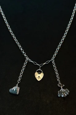 Hooked Music, Love And Dancing Sterling Silver One-Of-A-Kind Necklace* Necklaces