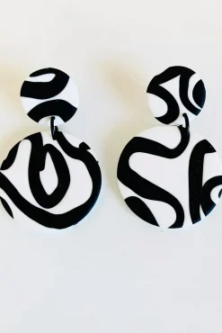 No Shrinking Violet Octopussy Large White Earrings* Earrings