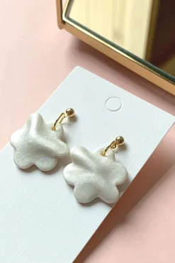 Cloud + Clay Orla Pearlescent Floral Earrings* Earrings