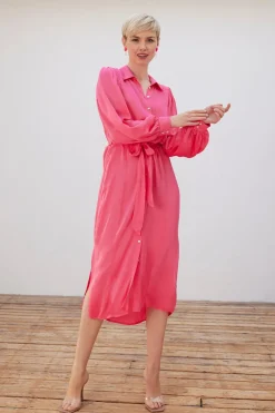 POM Amsterdam Blush Pink Midi Dress* Dresses & Jumpsuits