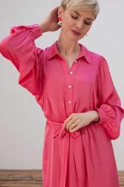 POM Amsterdam Blush Pink Midi Dress* Dresses & Jumpsuits