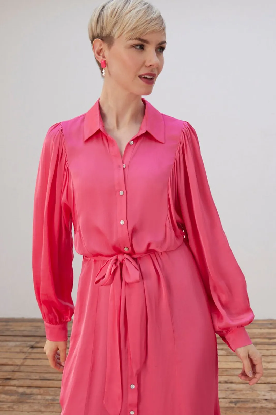 POM Amsterdam Blush Pink Midi Dress* Dresses & Jumpsuits