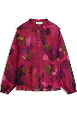 POM Amsterdam Brushwork Fiery Pink Top* T-Shirts & Tops|Blouses, Shirts & Statement Tops