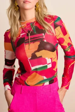 POM Amsterdam Cape Town Printed Top* T-Shirts & Tops|Blouses, Shirts & Statement Tops