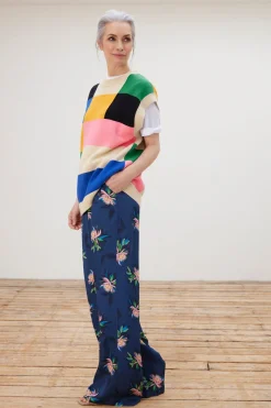 POM Amsterdam Expressive Flower Trousers* Skirts & Trousers