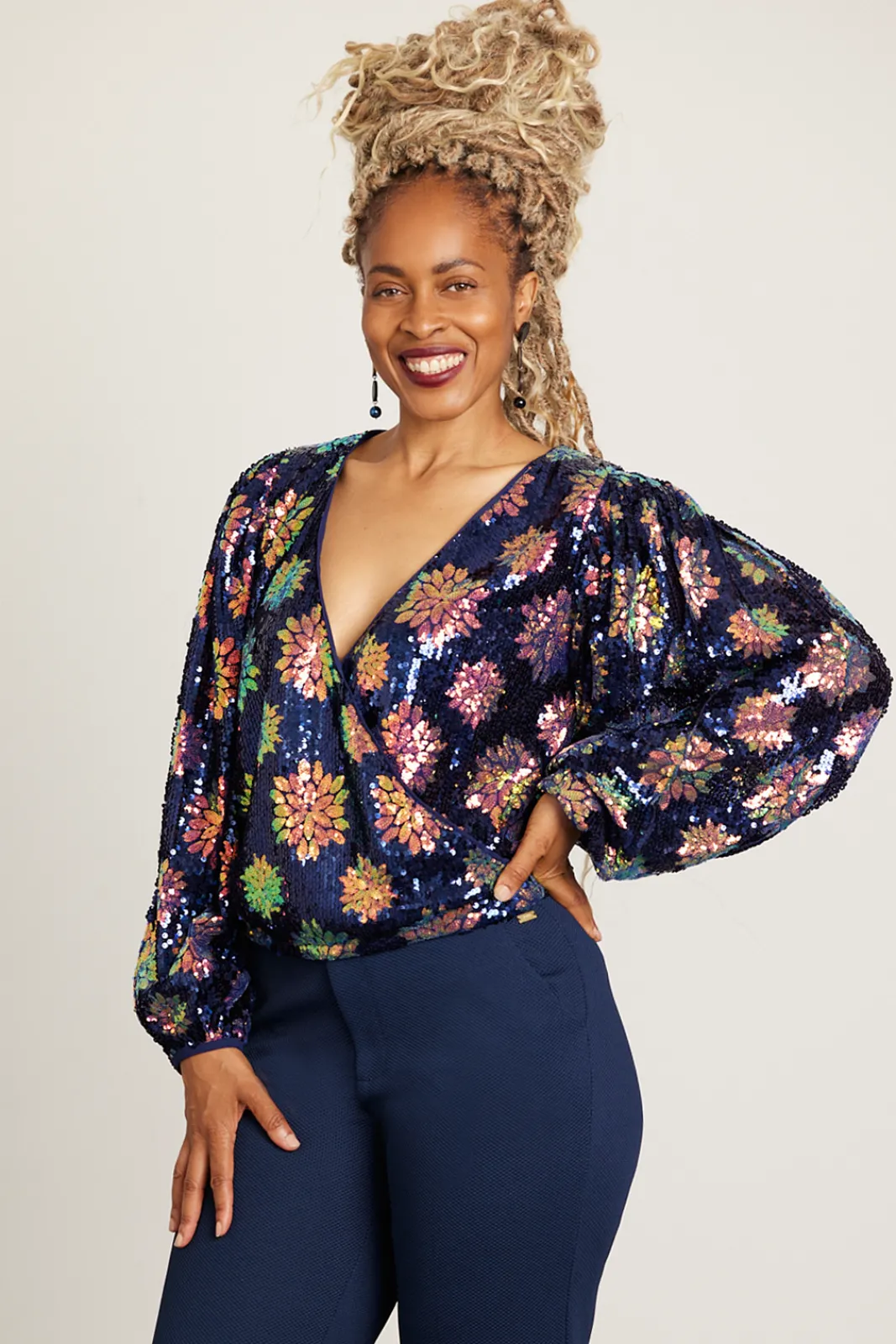 POM Amsterdam Mesmerizing Sequin Top* Blouses, Shirts & Statement Tops