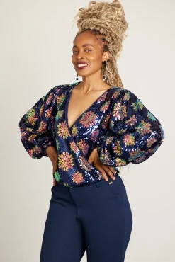 POM Amsterdam Mesmerizing Sequin Top* Blouses, Shirts & Statement Tops