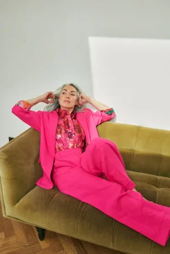 POM Amsterdam Pink Glow Trousers* Skirts & Trousers|Tailoring