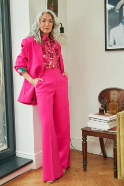 POM Amsterdam Pink Glow Trousers* Skirts & Trousers|Tailoring