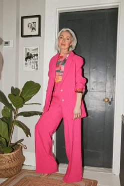 POM Amsterdam Pink Glow Trousers* Skirts & Trousers|Tailoring