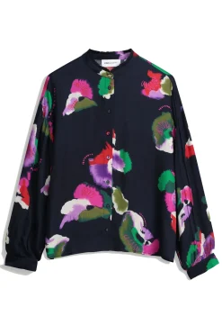 POM Amsterdam Violets Floral Blouse* Blouses, Shirts & Statement Tops