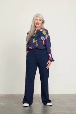 POM Amsterdam Violets Floral Blouse* Blouses, Shirts & Statement Tops