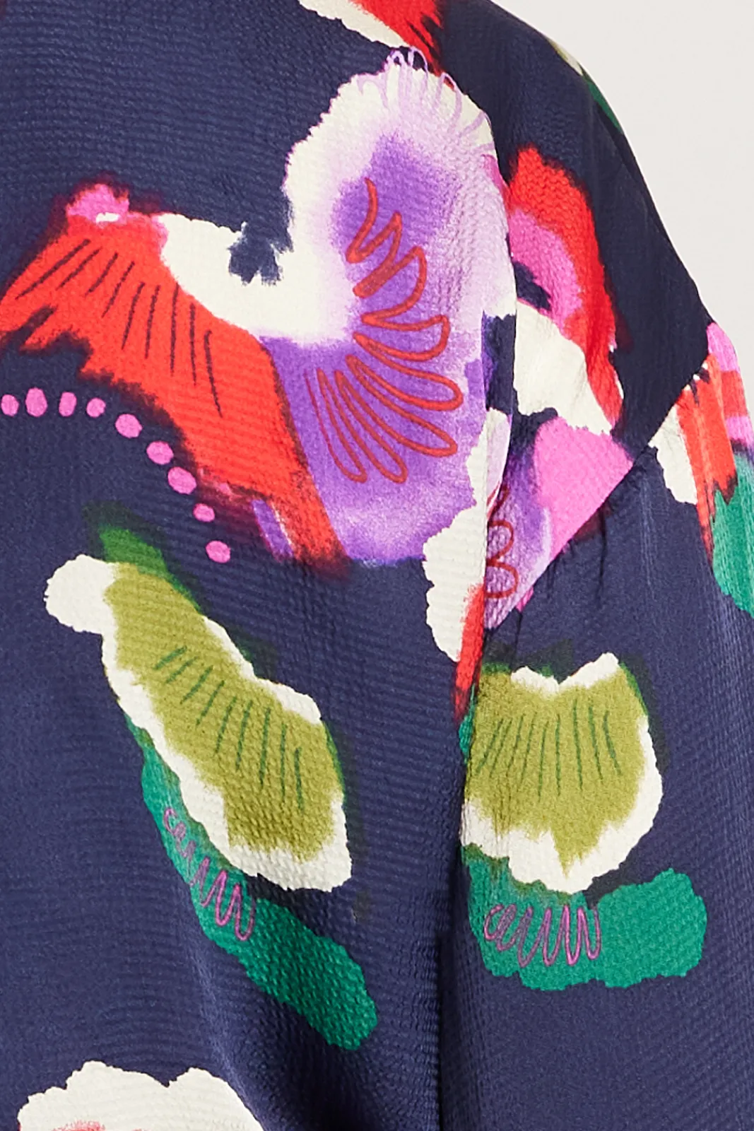 POM Amsterdam Violets Floral Blouse* Blouses, Shirts & Statement Tops