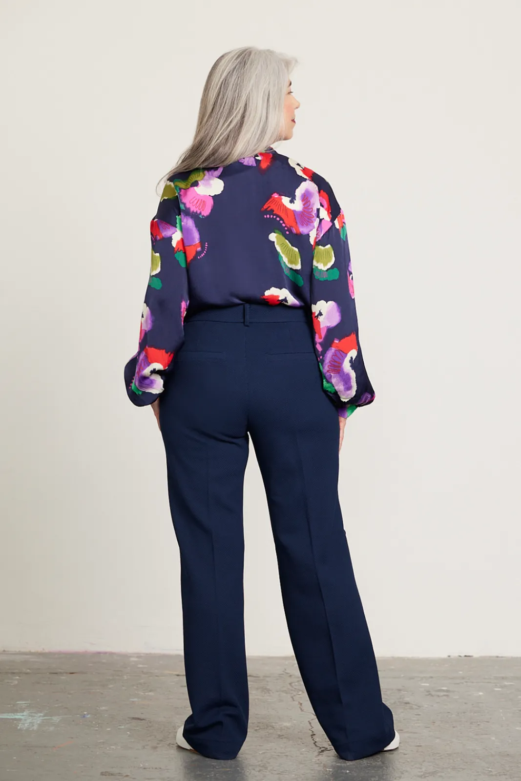 POM Amsterdam Violets Floral Blouse* Blouses, Shirts & Statement Tops