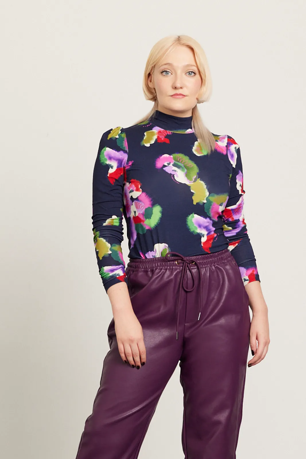 POM Amsterdam Violets Turtleneck* T-Shirts & Tops|Blouses, Shirts & Statement Tops