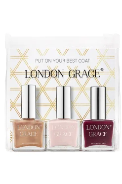 London Grace Put On Your Best Coat Nail Polish Trio* Nail Polish