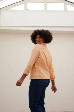 Reiko Fay Peach Denim Jacket* Jackets & Blazers|Coats