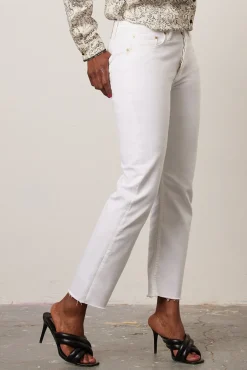 Reiko Milo White High Waisted Jeans* Denim|Skirts & Trousers