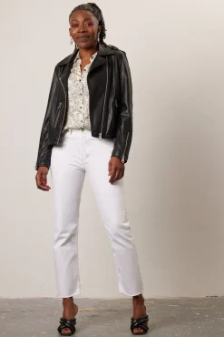 Reiko Milo White High Waisted Jeans* Denim|Skirts & Trousers