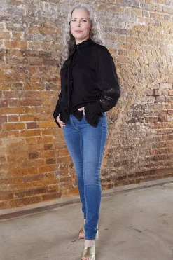 Reiko Nelly Mid Blue Skinny Jeans* Skirts & Trousers