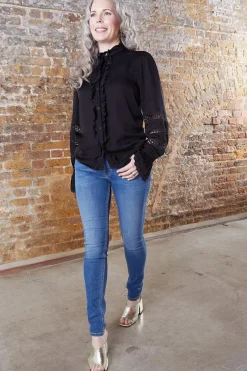 Reiko Nelly Mid Blue Skinny Jeans* Skirts & Trousers