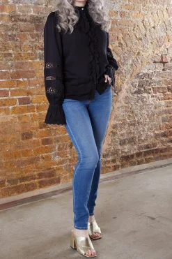 Reiko Nelly Mid Blue Skinny Jeans* Skirts & Trousers